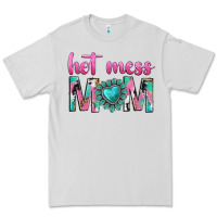 Dove Grey hot mess mom Premium Tee - texasbilliewilder