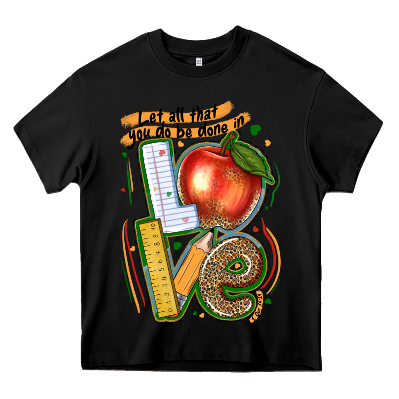 Let All That You Do Be Done In Love Heavy Core Tee by texasbilliewilder | Teevron
