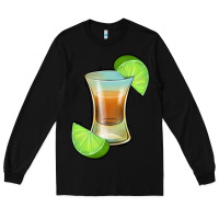 Black Tequila Shot Long Sleeve Tee - Jasminsmagicworld