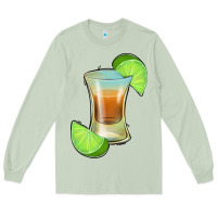 Matcha Tequila Shot Long Sleeve Tee - Jasminsmagicworld