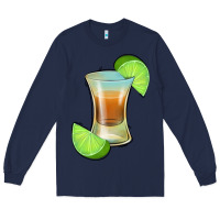 Navy Tequila Shot Long Sleeve Tee - Jasminsmagicworld