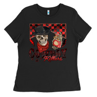 Black cowboy killer Ladies Tee - Zillion Design Studio