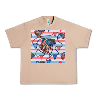 Burro american flag bass Urban Heavy Tee - BundleAndBundleShop