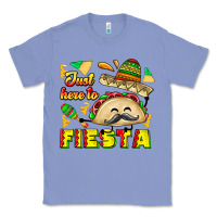 Colony Blue Just Here To Fiesta Classic Tee - CowhideDigitalArt