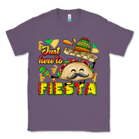 Lavender Just Here To Fiesta Classic Tee - CowhideDigitalArt