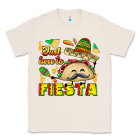 Natural Just Here To Fiesta Classic Tee - CowhideDigitalArt