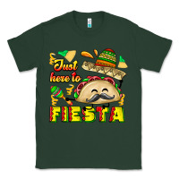 Sports Green Just Here To Fiesta Classic Tee - CowhideDigitalArt