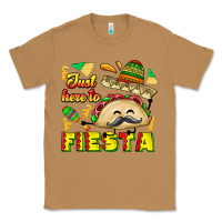 Toasted Coconut Just Here To Fiesta Classic Tee - CowhideDigitalArt