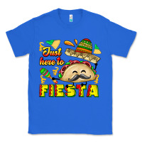 True Royal Just Here To Fiesta Classic Tee - CowhideDigitalArt