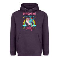 Plum unicorns are born in july Heavyweight Hoodie - Jasminsmagicworld