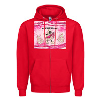 Red out here lookin like a snack Zipper Hoodie - MaliasSmallBusiness