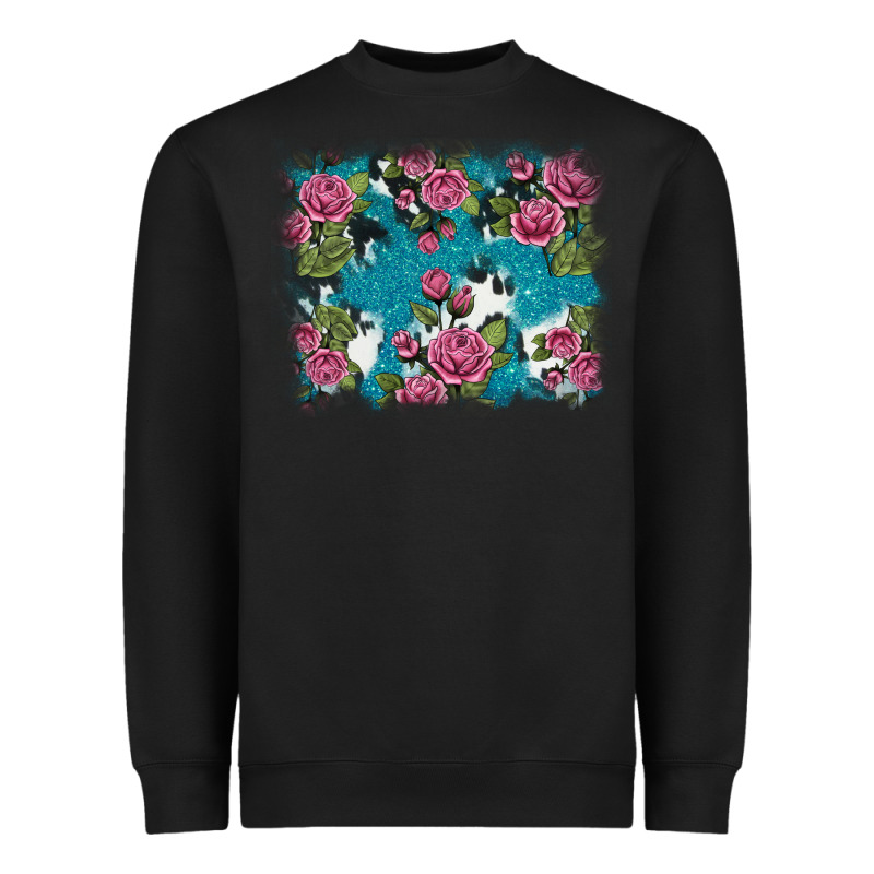 V.drose Glitter Cowhide Heavyweight Sweatshirt by AdoDesignShop | Teevron