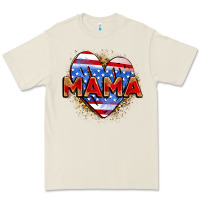 Bone American mama heart Premium Tee - Zillion Design Studio
