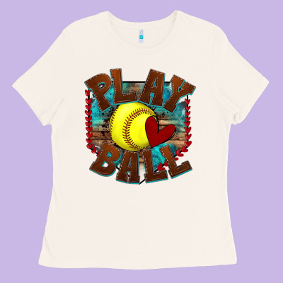 Ladies Tee play ball softball