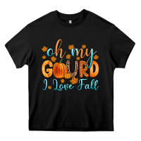 Black oh my gourd i love fall Heavy Core Tee - Zillion Design Studio