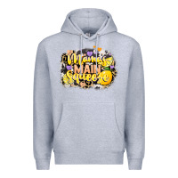 Heather Grey Mama's main squeeze Premium Hoodie - NancyCooperArtShop
