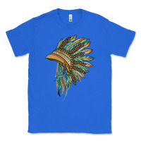 True Royal indian leopard headdress blue Classic Tee - BarkalooDesign