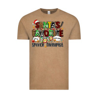 Vintage Coffee santas favorite speech therapist Vintage Tee - AdoDesignShop
