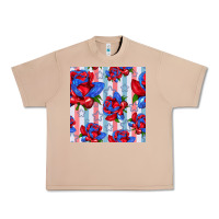 Burro patriotic roses Urban Heavy Tee - BundleAndBundleShop