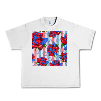 Lunar Rock patriotic roses Urban Heavy Tee - BundleAndBundleShop