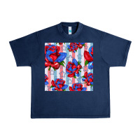 Patriotic Roses Urban Heavy Tee | Teevron