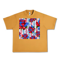 Peanut Butter patriotic roses Urban Heavy Tee - BundleAndBundleShop