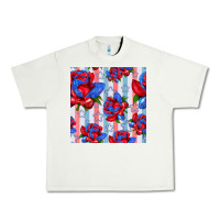 Pistachio patriotic roses Urban Heavy Tee - BundleAndBundleShop