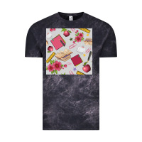 Cloud Black back to school  seamless pattern Vintage Tee - BundleAndBundleShop