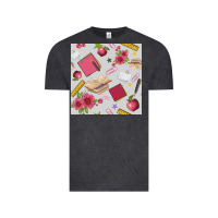 Vintage Black back to school  seamless pattern Vintage Tee - BundleAndBundleShop