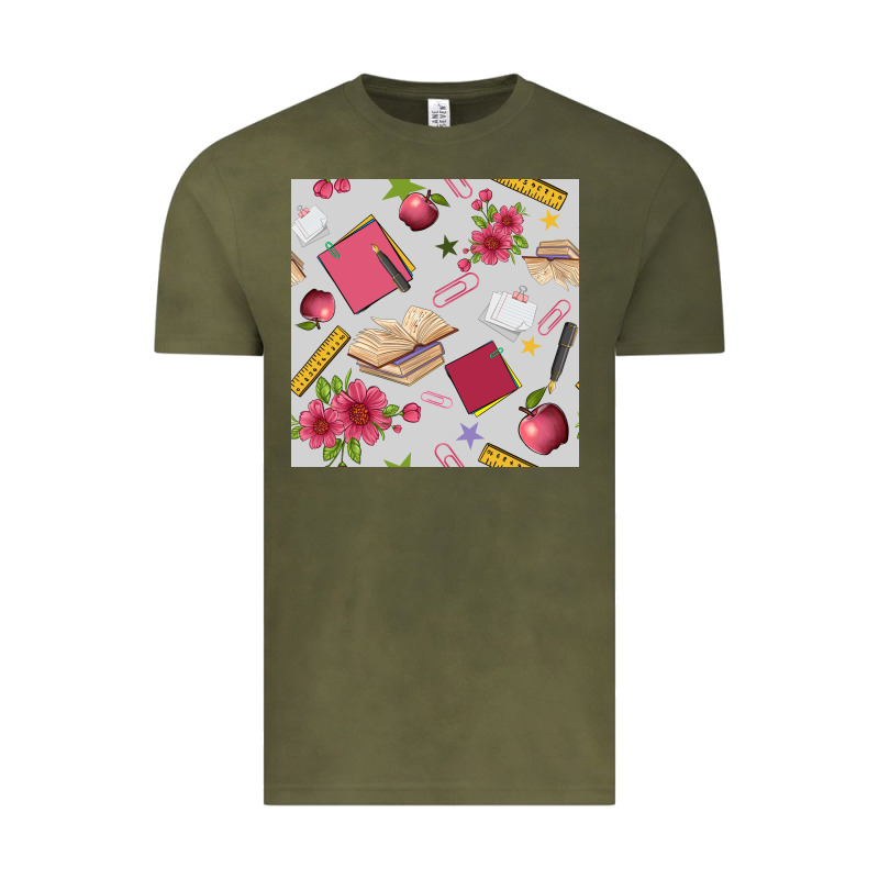 Back To School  Seamless Pattern Vintage Tee by BundleAndBundleShop | Teevron