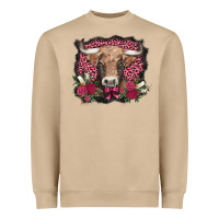 V.d. Cow And Roses Heavyweight Sweatshirt | Teevron