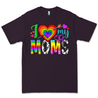Plum i love my moms Premium Tee - texasbilliewilder