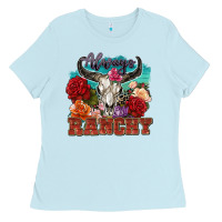 Baby Blue always ranchy Ladies Tee - Zillion Design Studio