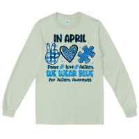 Matcha in april we wear blue Long Sleeve Tee - JahusDesignShop