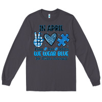 Smoke in april we wear blue Long Sleeve Tee - JahusDesignShop
