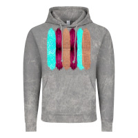 Cloud Rock Colored Farm Life Purple Wood Jute Cyan Glitter Brush Strokes Vintage Hoodie - Bettercallsaul