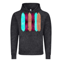Vintage Black Colored Farm Life Purple Wood Jute Cyan Glitter Brush Strokes Vintage Hoodie - Bettercallsaul