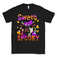 Black sweet and spooky halloween cow Classic Tee - Jasminsmagicworld