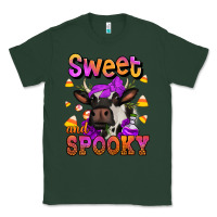 Sports Green sweet and spooky halloween cow Classic Tee - Jasminsmagicworld