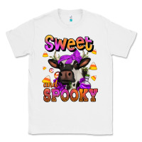 White sweet and spooky halloween cow Classic Tee - Jasminsmagicworld