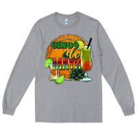 Heather Grey Cinco De Mayo Long Sleeve Tee - Jasminsmagicworld