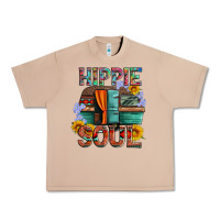 Hippie Soul With Caravan And Flowers Urban Heavy Tee | Teevron
