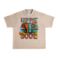 French Oak hippie soul with caravan and flowers Urban Heavy Tee - Artiststas
