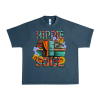 Midnight Navy hippie soul with caravan and flowers Urban Heavy Tee - Artiststas