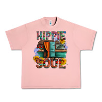 Salmon hippie soul with caravan and flowers Urban Heavy Tee - Artiststas