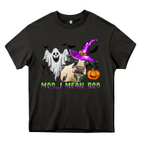 Asphalt moo i mean boo Heavy Core Tee - Zillion Design Studio