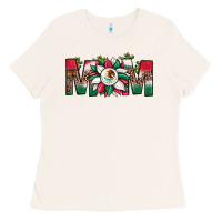Bone mexican flag sunflower mom leopard Ladies Tee - JahusDesignShop