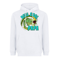White reel cool papa Heavyweight Hoodie - Jasminsmagicworld
