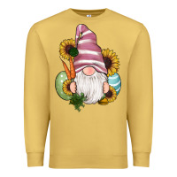 Antique Gold easter gnomes egg carrot sunflowers Premium Sweatshirt - RanaPortraitStore