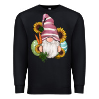 Black easter gnomes egg carrot sunflowers Premium Sweatshirt - RanaPortraitStore